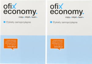 Etykiety uniwersalne Ofix Economy 52.5-21.2mm 200
