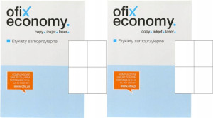 Etykiety uniwersalne Ofix Economy 105-148mm 200 ar