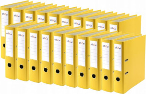 Segregator A4 szerokość 75mm ŻÓŁTY x 20 SZTUK