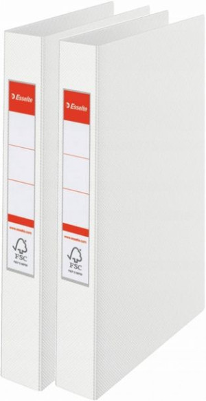 Segregator Esselte Vivida A4 42mm 2 ringi biały x2