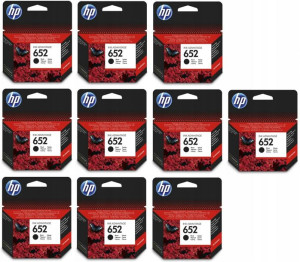 Tusz Hp 652 (F6V25AE) 360 stron black (czarny) x10