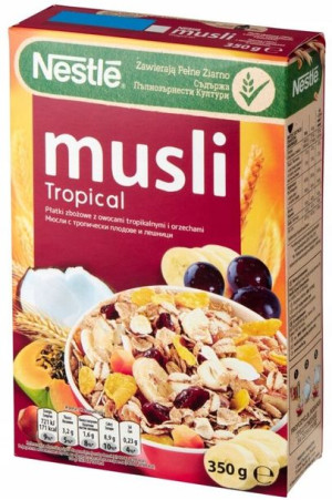 Musli Nestle Tropical tropikalne 350g
