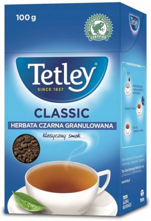 Herbata czarna granulowana Tetley Classic 100g