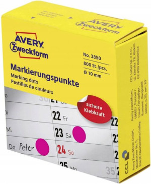 Etykiety oznaczeniowe Avery Zweckform 10mm 800szt