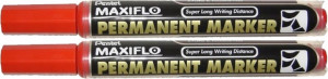 Marker permanentny Pentel NLF-60 czerwony x 2