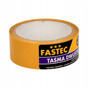 Taśma dwustronna Fastec Hot-Melt 48mm - 25m biały