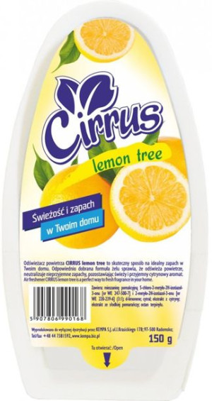 Odświeżacz powietrza Cirrus lemon tree żel 150g