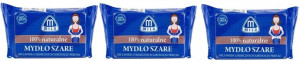 Mydło w kostce szare Mattes Milo naturalne 175g x3