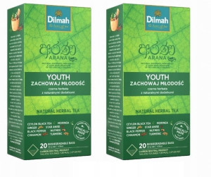 Herbata Dilmah Zachowaj młodość 2x20szt torebki