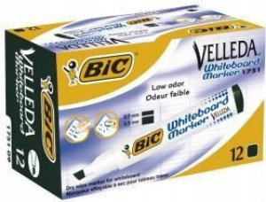 Marker suchościeralny BIC Velleda Liquid czerwony