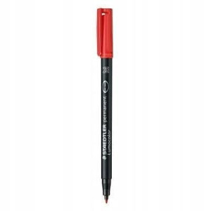 Foliopis Staedtler Lumocolor 0.8-1mm czerwony