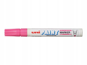 Marker olejowy Uni PX-20 okrągła 2.2-2.8mm różowy