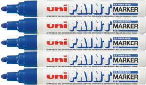 Marker Olejowy Uni Px20 Niebieski 2,2- 2,8mm X 5