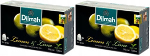Herbata czarna Dilmah Lemon & Lime 40szt