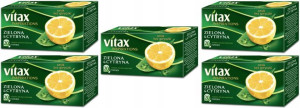 Herbata w torebkach Vitax Inspirations cytryna 100