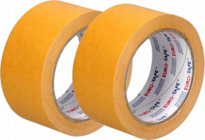 Taśma dwustronna Dalpo Euro Tape 50mm-25m biały x2