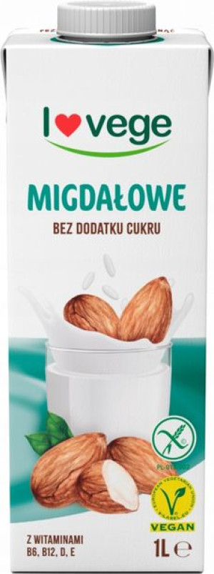 Sante Napój Lovege Migdałowy bez Dodatku Cukru 1L