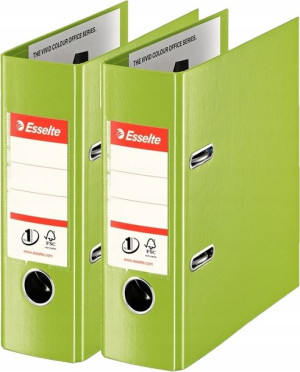 Segregator ESSELTE No.1 A5 75mm VIVIDA zielony x2