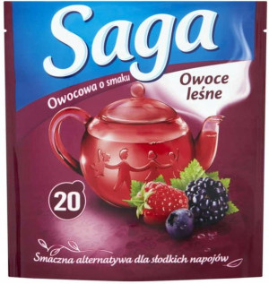 Herbata Saga Owoce Leśne owocowa 20 torebek