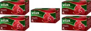 Herbata Vitax Inspirations malina i wiśnia 100 x2g