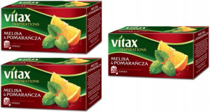 Herbata Vitax melisa i pomarańcza 20szt x 3