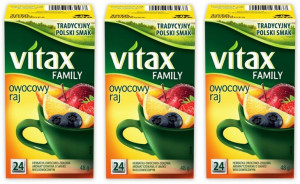 Herbata owocowa Vitax Family owocowy raj 24 szt x3