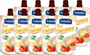 Mus owsianka Lubella truskawka banan bez cukru x10