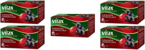 Herbata Vitax żurawina i porzeczka 100szt x 2g