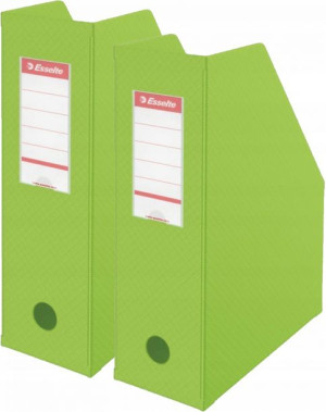 Gazetownik organizer ESSELTE PCV 100 zielony x2