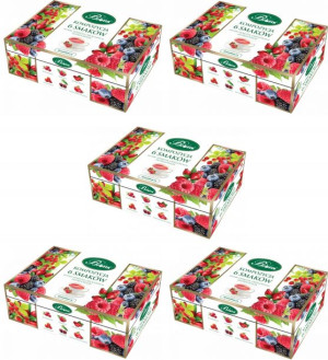 Zestaw herbat Bifix 6 herbat owocowych 300szt x 2g