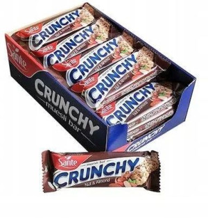 Sante Baton Crunchy W Polewie Czekoladowej 25x 40g
