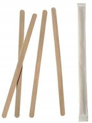 Mieszadełka jednorazowe 11cm drewno 1000 szt
