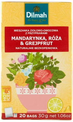 Herbata ziołowo-owocowa w kopertach Dilmah 20szt