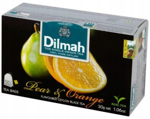 Herbata czarna w torebkach Dilmah gruszka 20szt