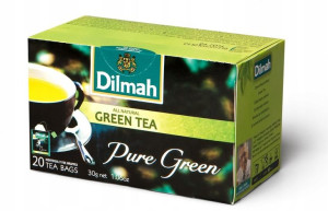 Herbata zielona w kopertach Dilmah Pure 20szt