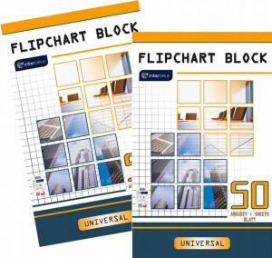 Blok do flipchartów Interdruk 100-64cm 50 kart x2