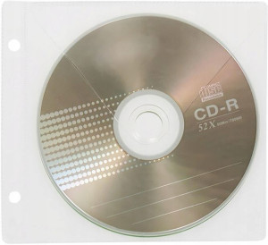 Koszulka z oknem na CD/DVD Biurfol 10szt