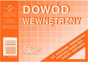 Druk akcydensowy Dowód wewnętrzny MiP A6 50k