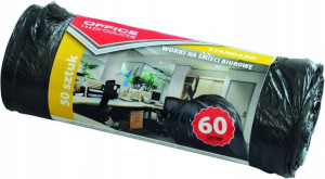 Worki na śmieci Office Products HDPE 60l 50szt