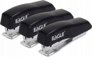 Zszywacz Eagle 1011A do 8 kartek czarny x 3