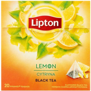 Herbata czarna Lipton cytryna 20szt