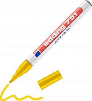 Marker olejowy edding 751 1-2mm żółty