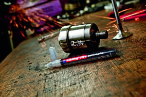 Marker olejowy edding 791 okrągła 1-2mm czarny