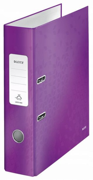 Segregator Leitz Wow 180° A4 80mm do 600k fiolet