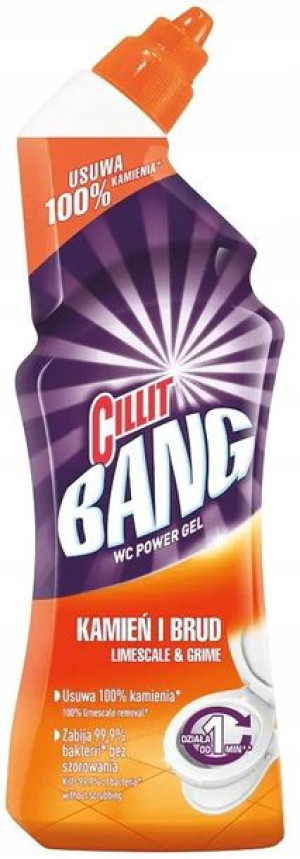Żel do toalet Cillit Bang Kamień i brud 750ml