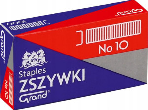 Zszywki Grand nr10 8000szt srebrny