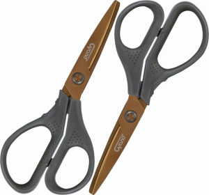 Nożyczki tytanowe Grand 17.5cm szary x 2