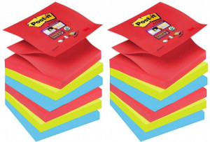 Karteczki samoprzylepne Post-it 76-76mm 6-90 ka x2