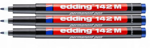Foliopis cienkopis OHP Edding 142M niebieski x3