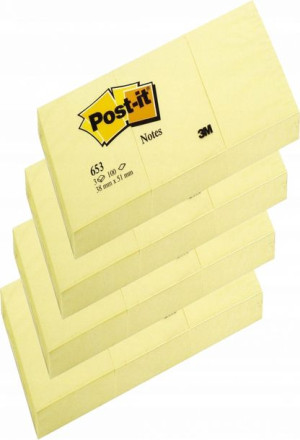 Karteczki samoprzylepne Post-it 3-100 karteczek x4